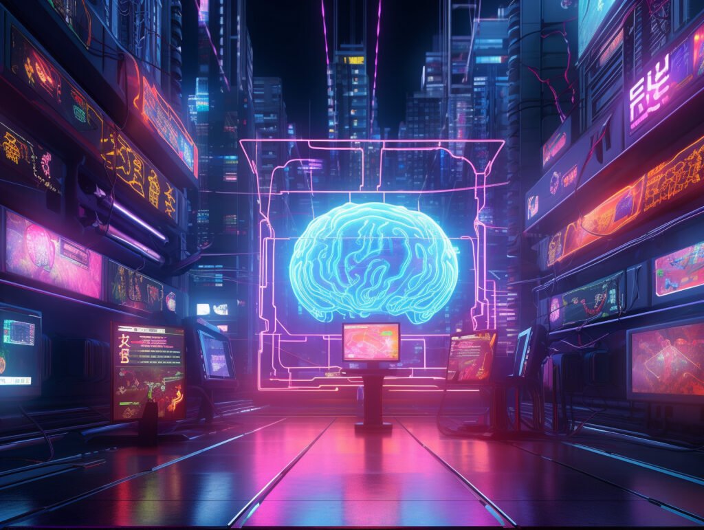 Artificial Intelligence identifying profitable digital opportunities.